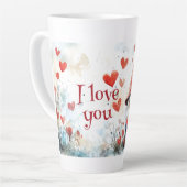 Valentinstag Milchtasse (Linke Ecke)