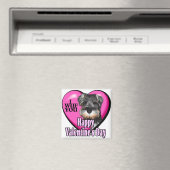 Valentinstag Miniatur Schnauzer Magnet (In Situ (Geschirrspüler))