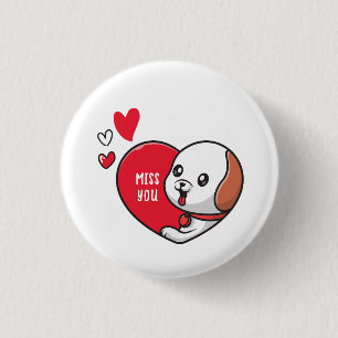 Valentinstag, Miss dich Button