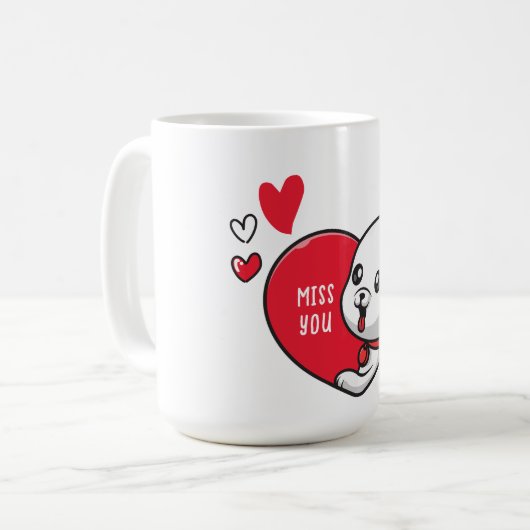 Valentinstag, Miss dich Kaffeetasse (Vorderseite Links)