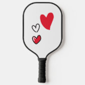 Valentinstag, Miss dich Pickleball Schläger (Rückseite)