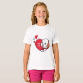 Valentinstag, Miss dich T-Shirt (Vorne ganz)