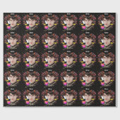 Valentinstag mit Kanarienvogel Geschenkpapier (Flach)