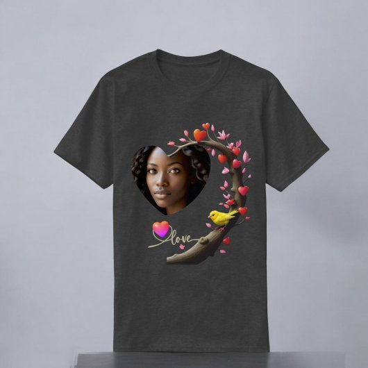 Valentinstag mit Kanarienvogel T-Shirt