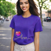 Valentinstag mit Kanarienvogel T-Shirt