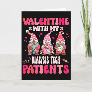 Valentinstag mit meinem Dialysetechniker Valentins Karte