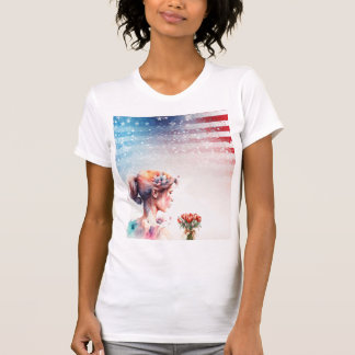 Valentinstag mit Patriotischem Flair T-Shirt