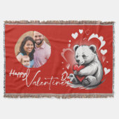 Valentinstag mit reichem Teddybär Decke (Vorderseite)