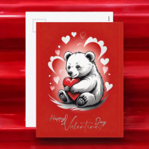 Valentinstag mit reichem Teddybär