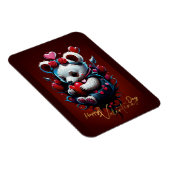 Valentinstag mit reichem Teddybär Magnet (Rechte Seite)