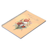 Valentinstag mit reichem Teddybär Notizblock (Linke Seite)