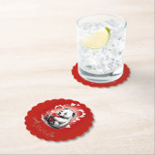 Valentinstag mit reichem Teddybär Untersetzer (Vor Ort)