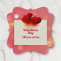 Valentinstag mit roten Herzen - Romantische Liebe