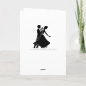 Valentinstag mit Tanzcouch Karte (Rückseite)