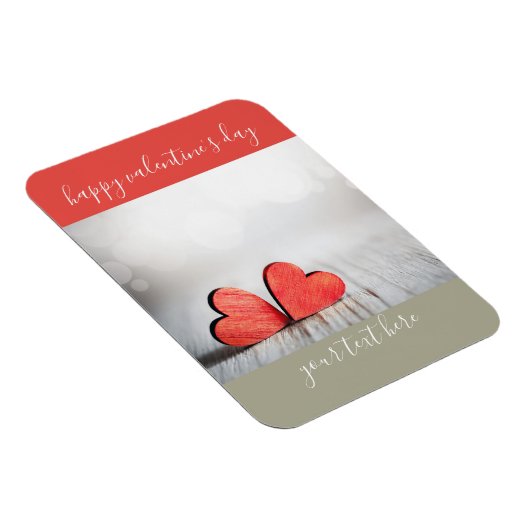 Valentinstag mit zwei Herz Magnet (Rechte Seite)