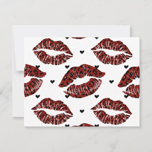 Valentinstag Mitteilungskarte (Vorderseite)