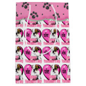 Valentinstag Mittlere Geschenktüte (Vorderseite)