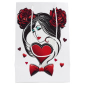 Valentinstag Mittlere Geschenktüte (Rückseite)