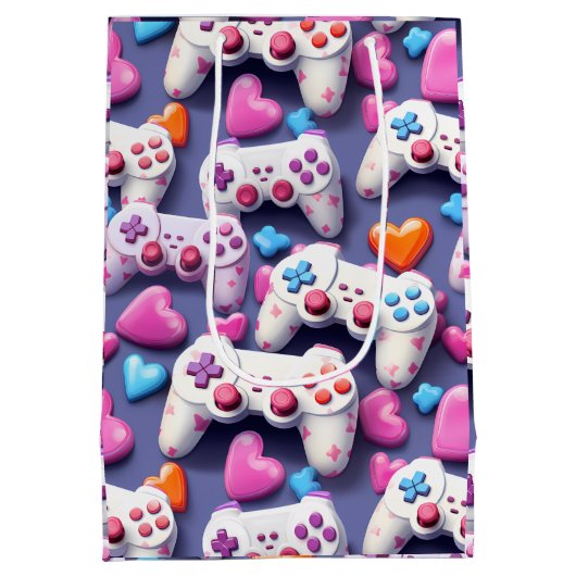 Valentinstag Mittlere Geschenktüte (Rückseite)