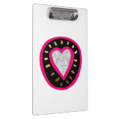 Valentinstag Modernes Herz 3 Vorlage Zwischenablag Klemmbrett (Rechts)