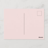 Valentinstag Mops Hunde Postkarte (Rückseite)