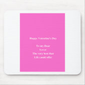 Valentinstag Mousepad (Vorne)