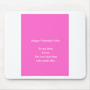 Valentinstag Mousepad