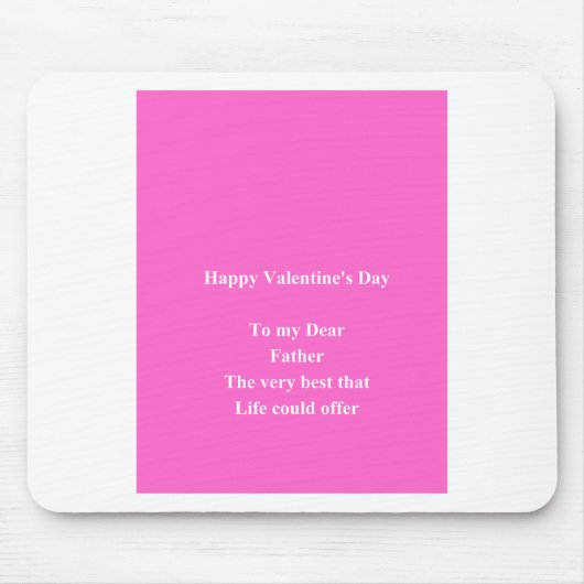 Valentinstag Mousepad (Vorne)