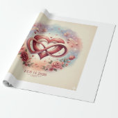 Valentinstag-Mug-Set Geschenkpapier (Ungerollt)