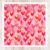 Valentinstag Multi Hearts Muster Liebe Serviette