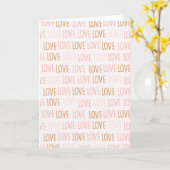 Valentinstag-Muster der Liebe Karte (Gelbe Blume)