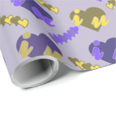 Valentinstag-Muster Geschenkpapier (Rolleneckpunkt)