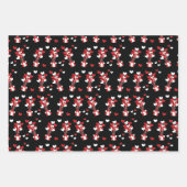 Valentinstag Muster Geschenkpapier Set (Vorderseite 2)