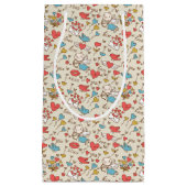 Valentinstag-Muster mit Amor Kleine Geschenktüte (Vorderseite)