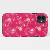 Valentinstag-Muster mit Cupid Case-Mate iPhone Hülle (Rückseite (Horizontal))