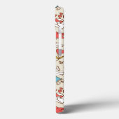 Valentinstag Muster mit Cupid Case-Mate iPhone Hülle (Rückseite / Links)