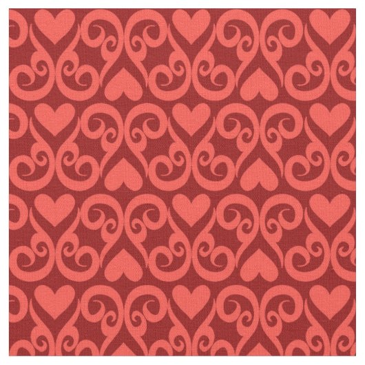Valentinstag-Muster Stoff (Nahaufnahme)