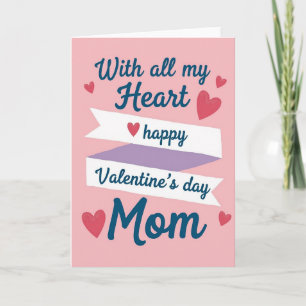 Valentinstag-Mutter-Karte Karte