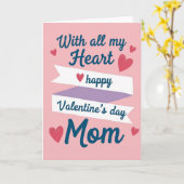 Valentinstag-Mutter-Karte Karte (Gelbe Blume)