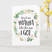 Valentinstag Muttertagskarte für die Mama Karte (Gelbe Blume)