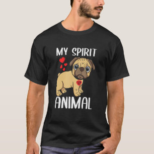 Valentinstag My Spirit Animal Mops Hund I Liebe Si T-Shirt