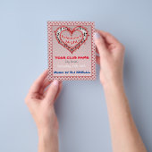 Valentinstag, Nacht, Party Flyer (Gruppe)