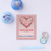 Valentinstag, Nacht, Party Flyer (Einzeln)