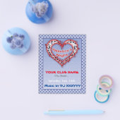 Valentinstag, Nacht, Party Flyer (Einzeln)