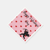 Valentinstag Napkins Serviette (Ecke)