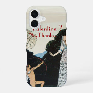 VALENTINSTAG? NEIN DANKE /RETRO ANTI VALENTINSTAG iPhone 16 HÜLLE