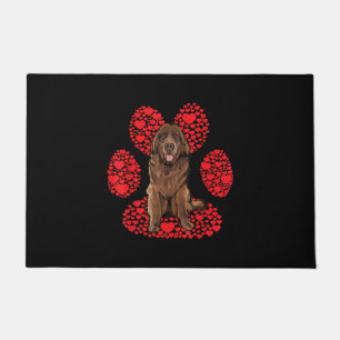Valentinstag Newfie dog Liebe paart gift Fußmatte