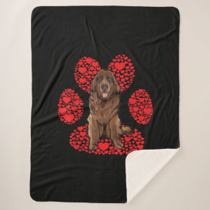 Valentinstag   Newfie dog Liebe paart gift Sherpadecke