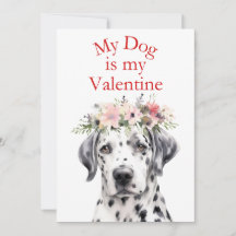 Valentinstag Niedlich Hunde Foto Ferienkarte