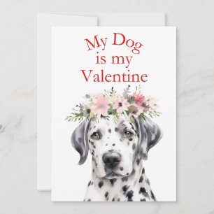 Valentinstag Niedlich Hunde Foto Ferienkarte Einladung